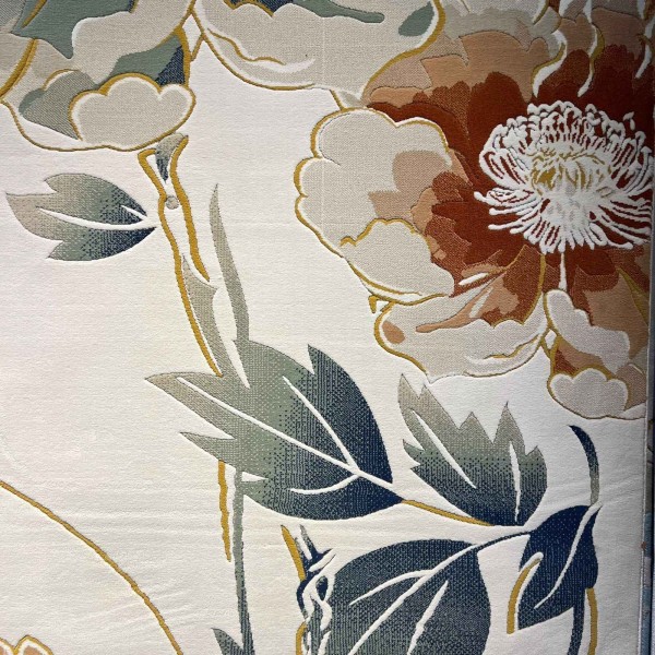 سجاد روز تركي 43638A كريم مولتي مقاس 250*350
