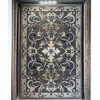 سجاد شرقي رويال تركي G0001 رصاصي مقاس 250*350