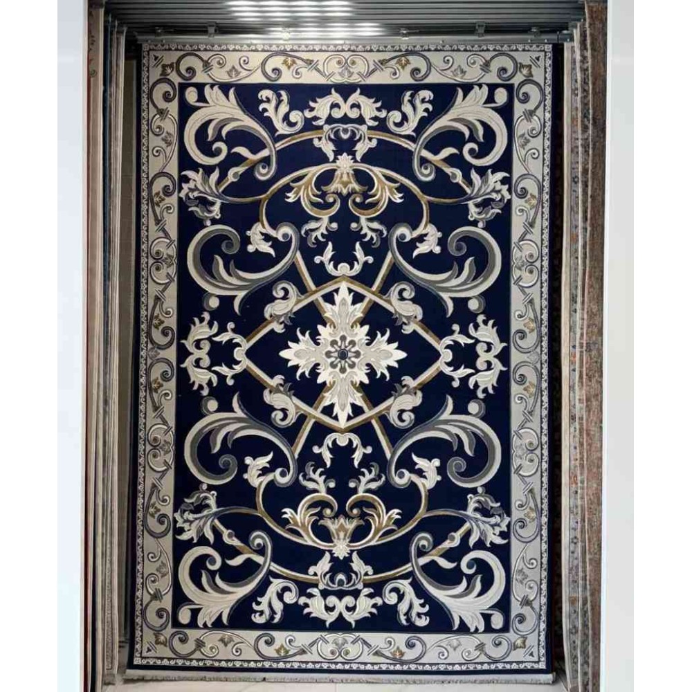 سجاد شرقي رويال تركي G0001 كحلي مقاس 200*200