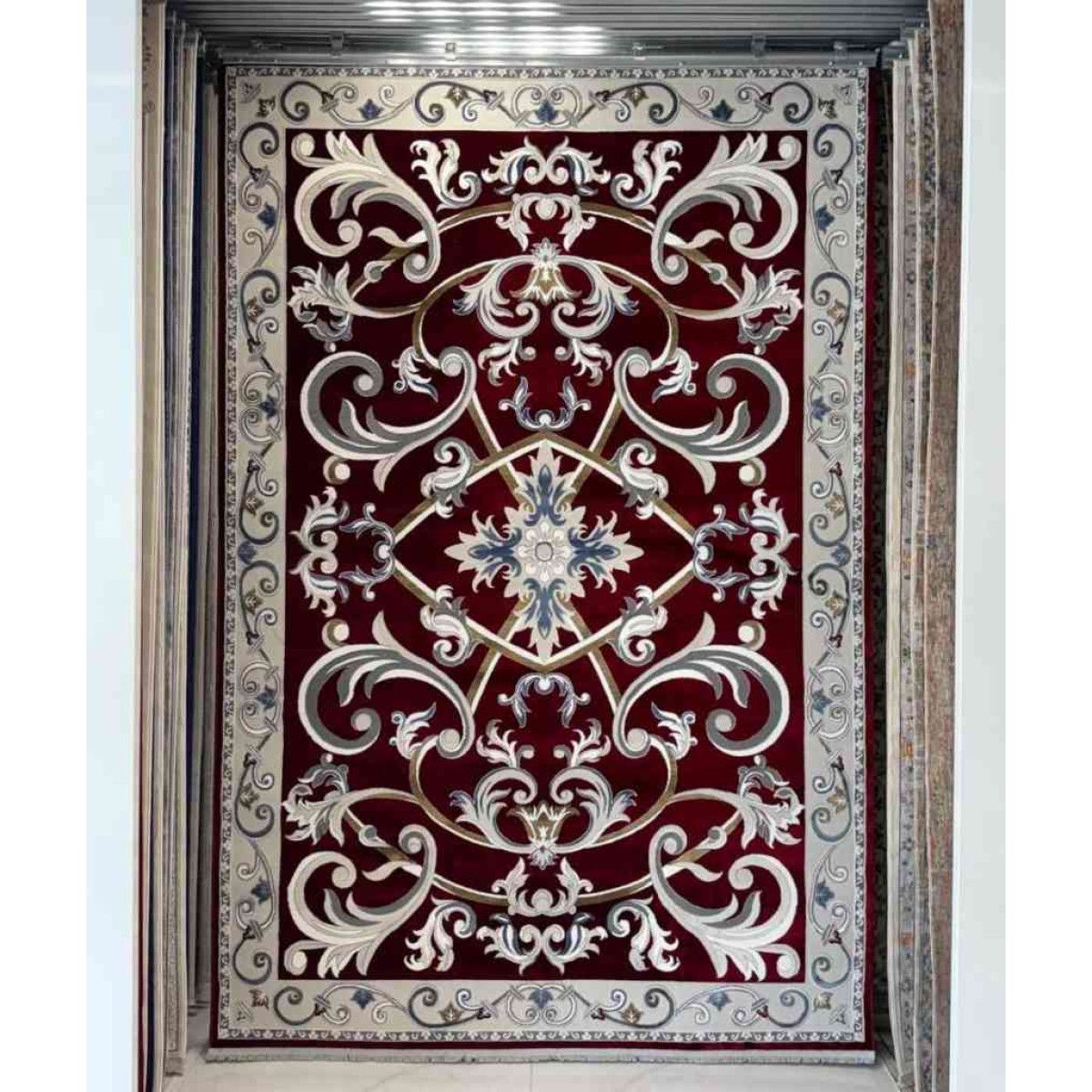 سجاد شرقي رويال تركي G0001 احمر عنابي مقاس 150*150