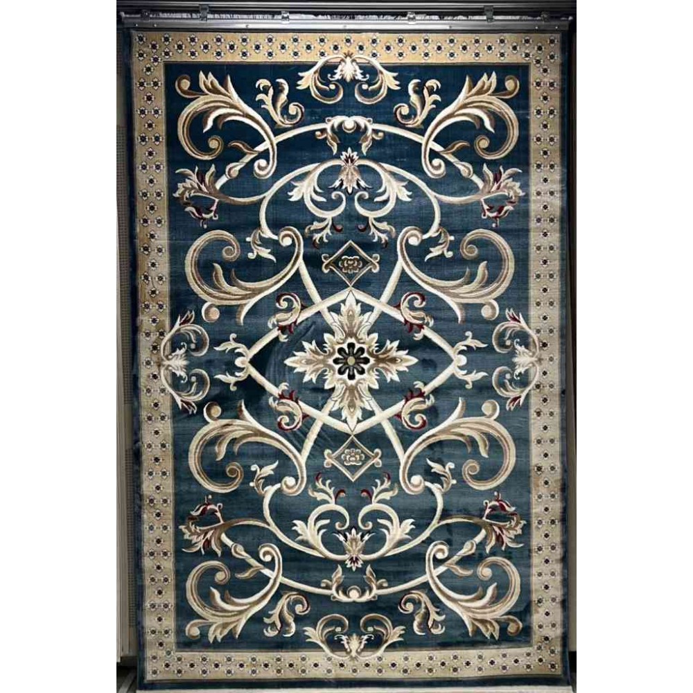 سجاد تركي سفير نقش فرنسي سماوي مقاس 400*600