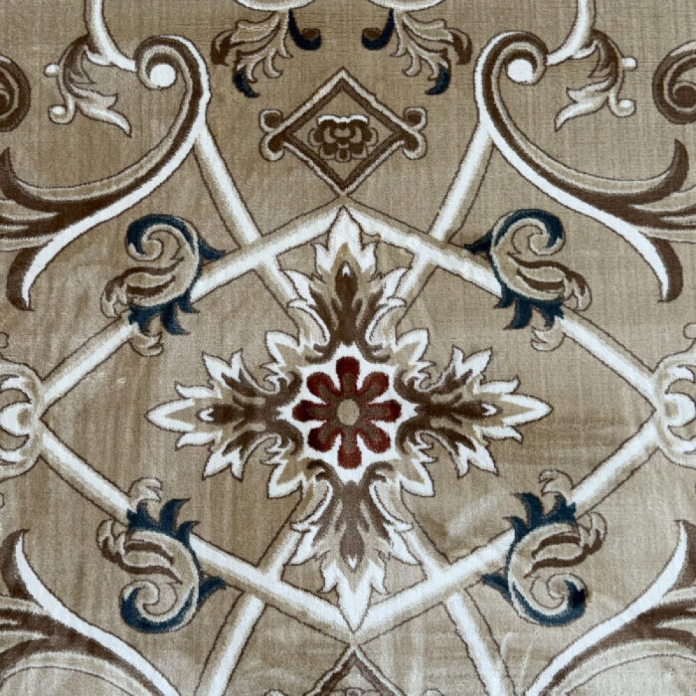 سجاد تركي سفير نقش فرنسي بيج مقاس 100*200