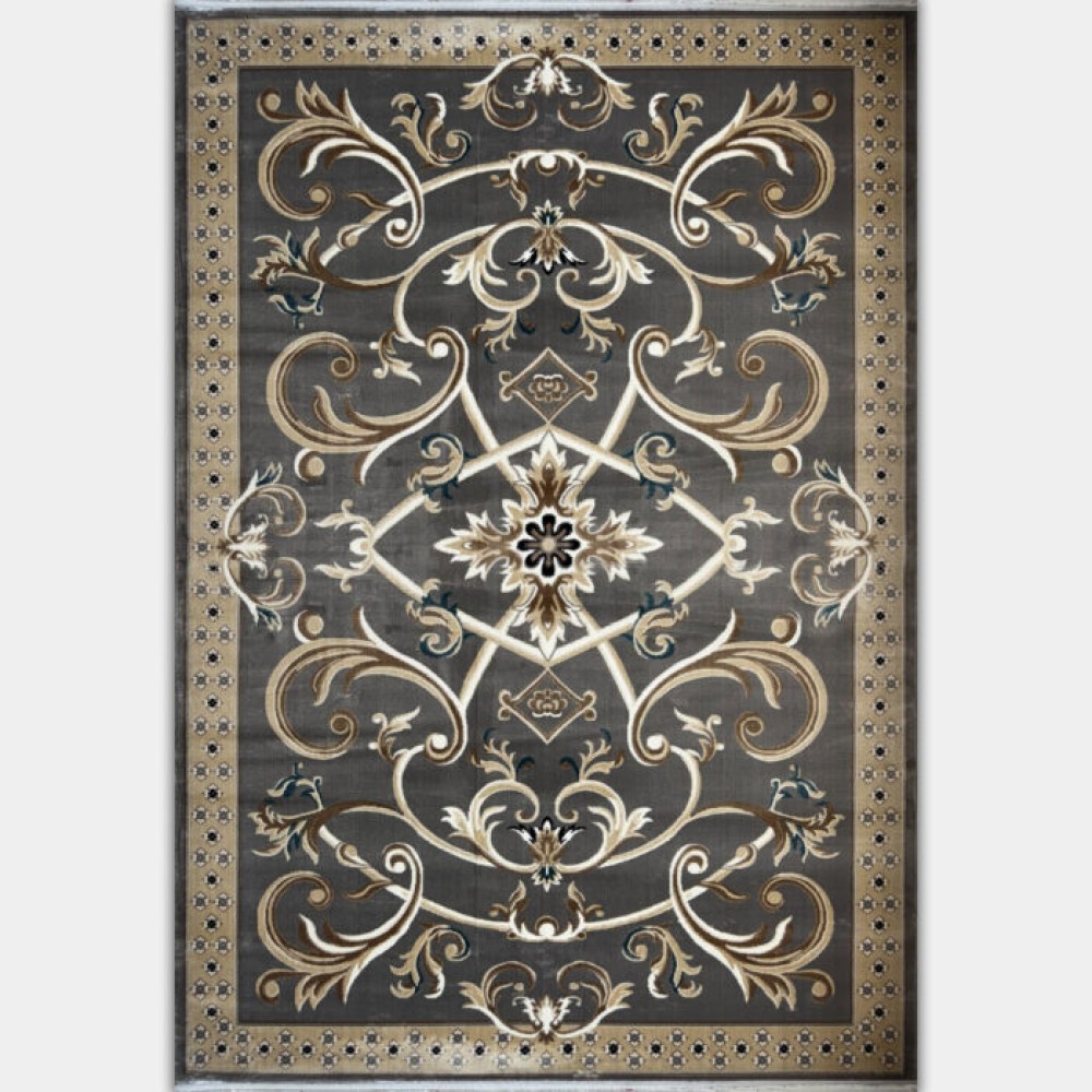 سجاد تركي سفير نقش فرنسي رصاصي مقاس 400*500