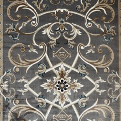 سجاد تركي سفير نقش فرنسي رصاصي مقاس 400*500