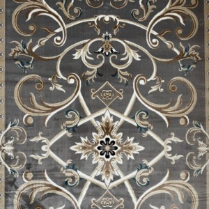 سجاد تركي سفير نقش فرنسي رصاصي مقاس 150*220