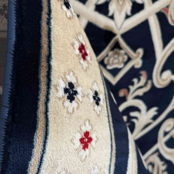 سجاد تركي سفير نقش فرنسي كحلي مقاس 200*300