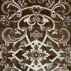 سجاد تركي سفير نقش فرنسي بني مقاس 400*600