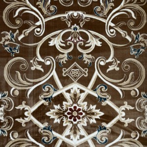 سجاد تركي سفير نقش فرنسي بني مقاس 400*600