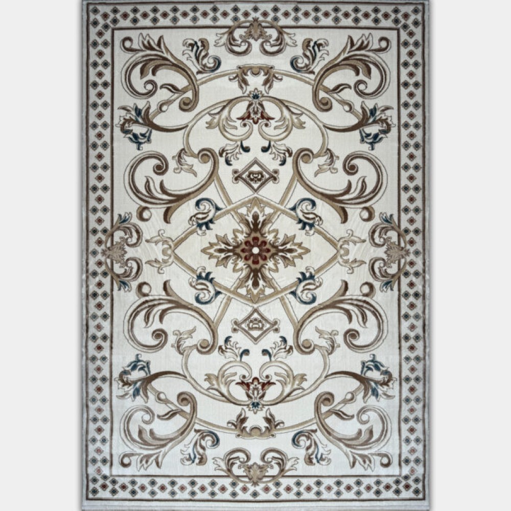 سجاد تركي سفير نقش فرنسي كريم مقاس 400*600