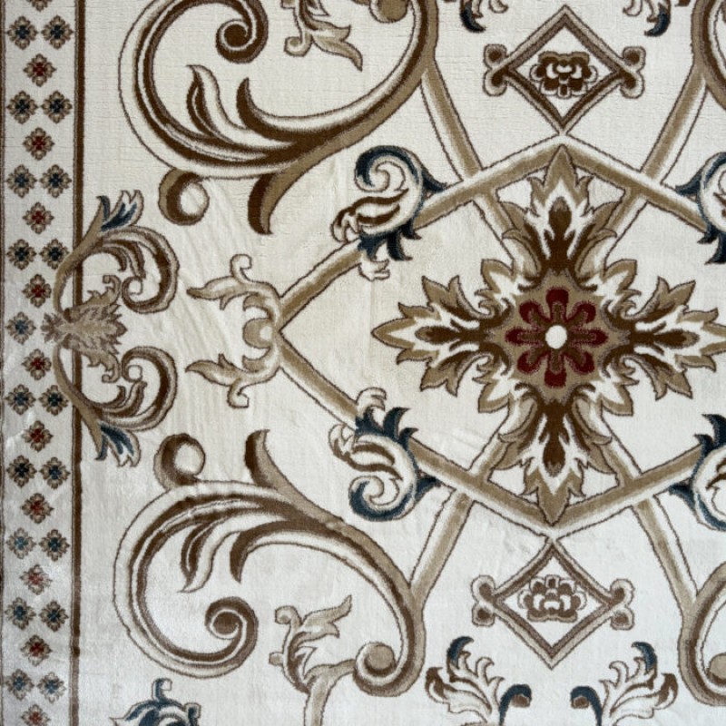 سجاد تركي سفير نقش فرنسي كريم مقاس 400*600