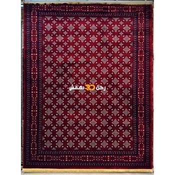 سجاد افغاني حرير ناعم بخارى 2002 احمر مقاس 80*150