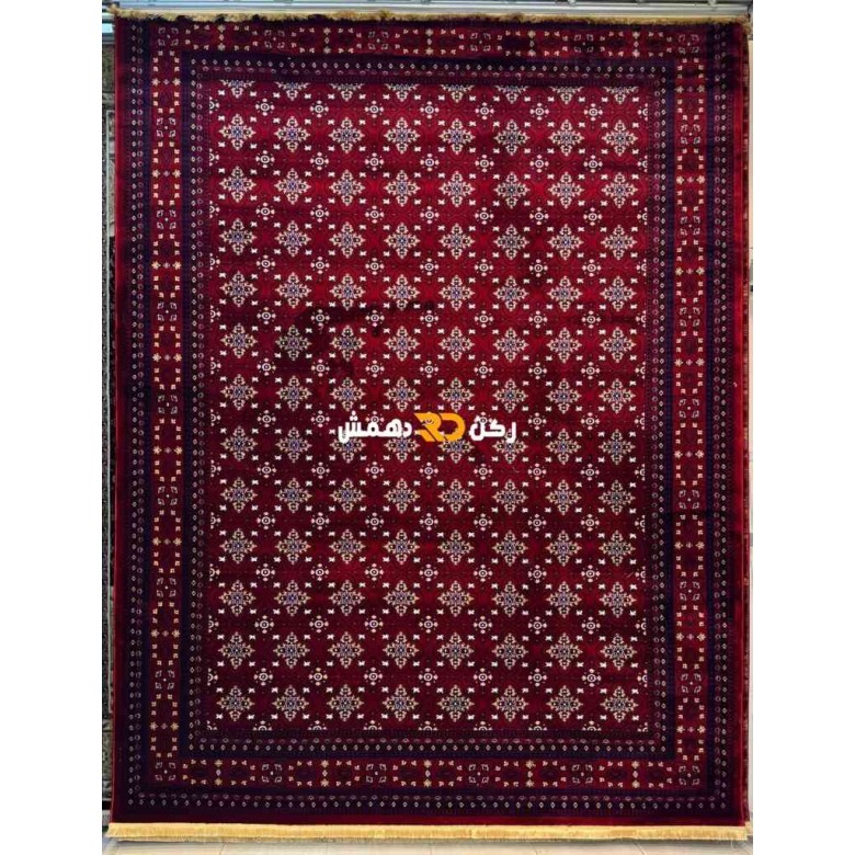 سجاد افغاني حرير ناعم بخارى 2002 احمر مقاس 150*220 سجاد افغاني حرير ناعم بخارى 2002 احمر مقاس 150*220