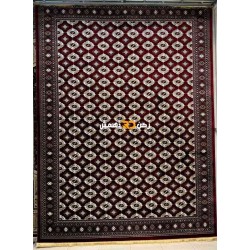 سجاد افغاني حرير ناعم بخارى 2003 احمر مقاس 400*500 سجاد افغاني حرير ناعم بخارى 2003 احمر مقاس 400*500