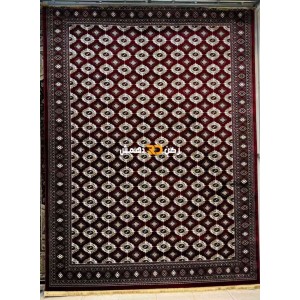 سجاد افغاني حرير ناعم بخارى 2003 احمر مقاس 400*500