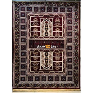 سجاد افغاني حرير ناعم بخارى 2004 احمر مقاس 250*350