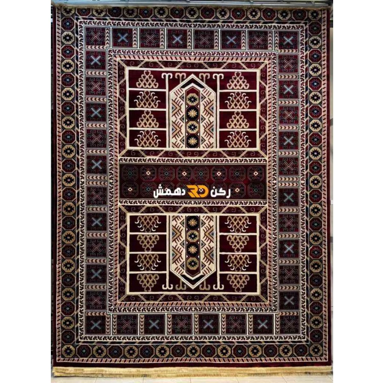 سجاد افغاني حرير ناعم بخارى 2004 احمر مقاس 100*300 سجاد افغاني حرير ناعم بخارى 2004 احمر مقاس 100*300