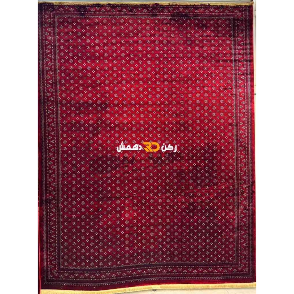 سجاد افغاني حرير ناعم بخارى 2006 احمر مقاس 400*500