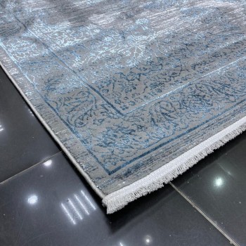 سجاد تركي سوبر قولد 8786 رصاصي غامق كحلي