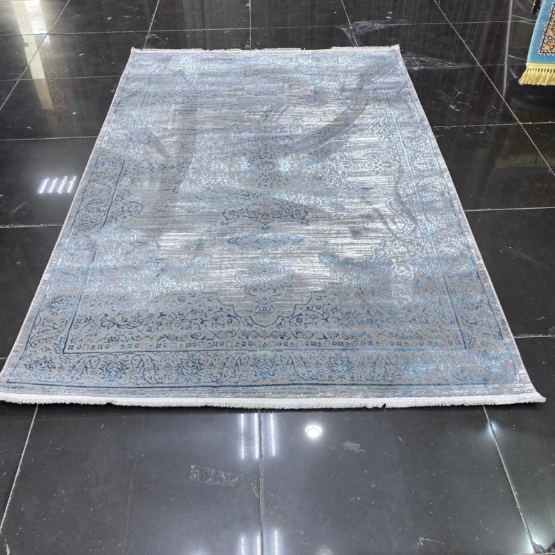 سجاد تركي سوبر قولد 8786 رصاصي غامق كحلي