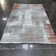 سجاد تركي سوبر قولد 8669 رصاصي غامق روز