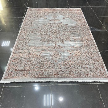 سجاد تركي سوبر قولد 8786 رصاصي غامق روز