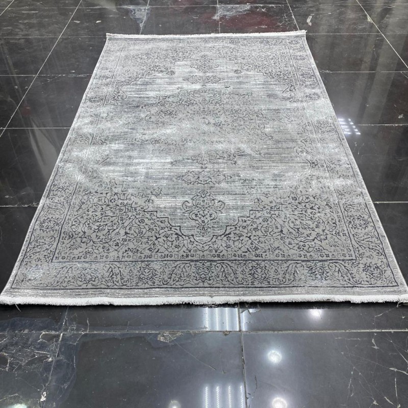 سجاد تركي سوبر قولد 8786 رصاصي غامق اخضر