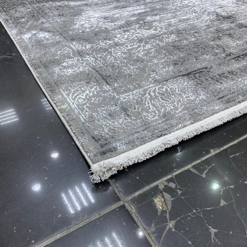 سجاد تركي سوبر قولد 8786 رصاصي غامق اخضر