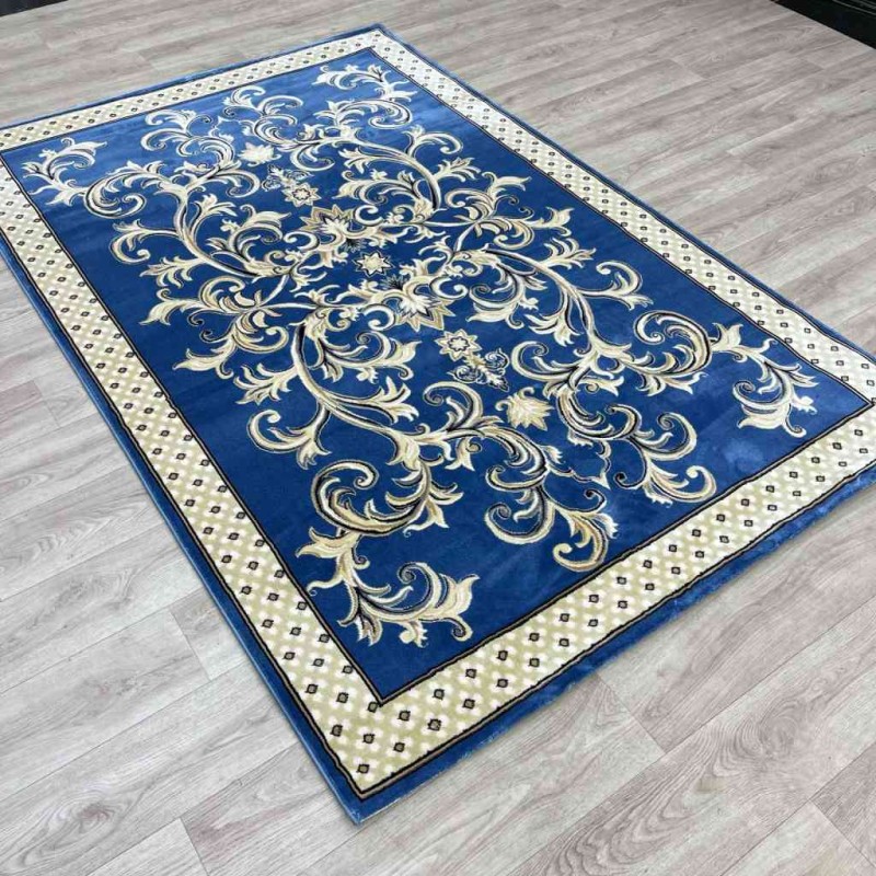 سجاد شرقي تبريز تركي G0001 كحلي فاتح مقاس 80*150