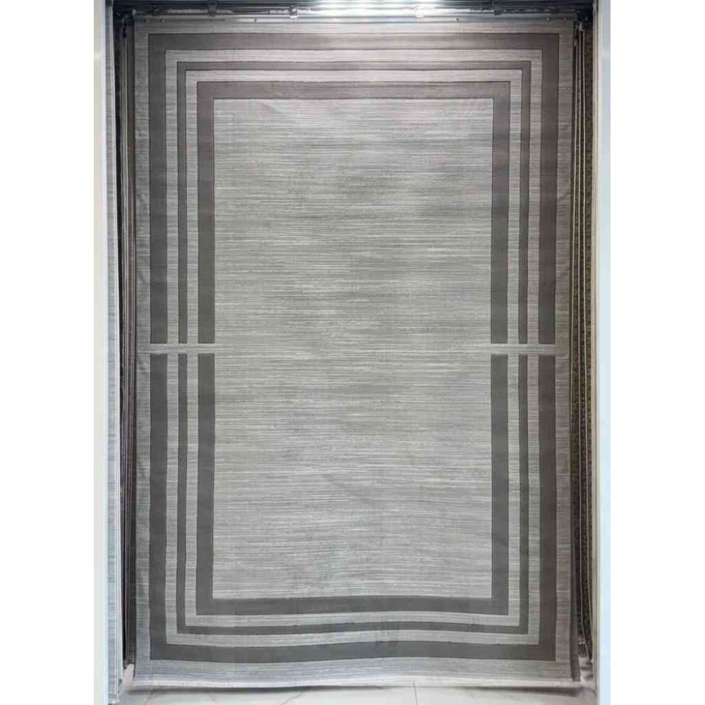 سجاد تركي الاطار برواز تالين رصاصي غامق مقاس 50*80