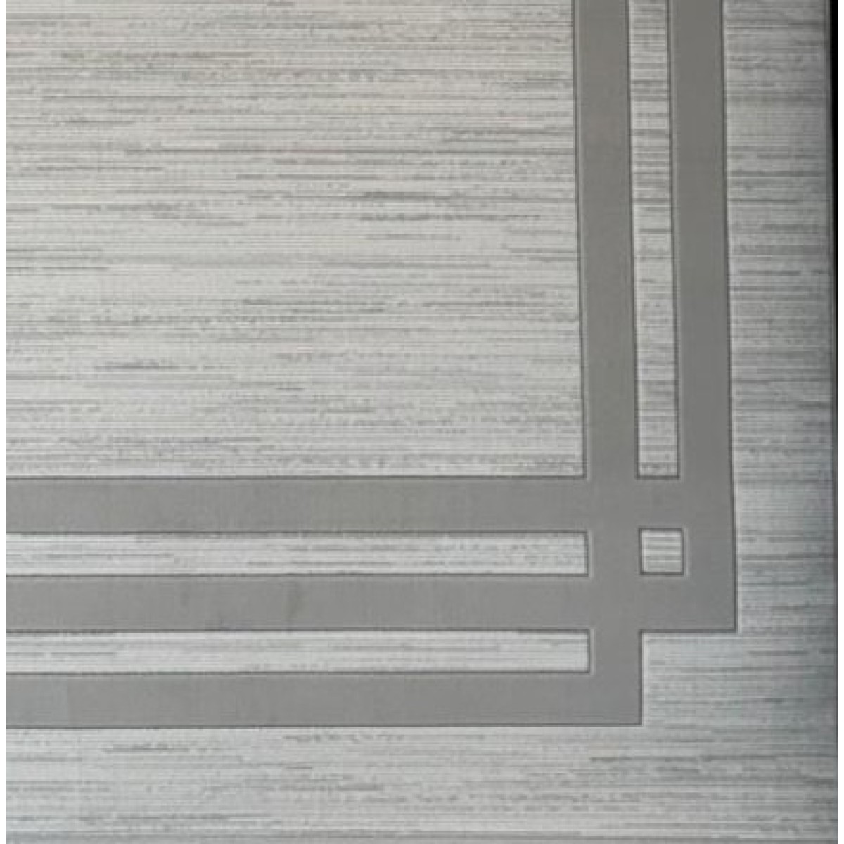 سجاد تركي برواز مودرن طيف BT476 كريم رصاصي مقاس 50*80