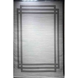 سجاد تركي برواز مودرن طيف BT476 كريم رصاصي مقاس 50*80