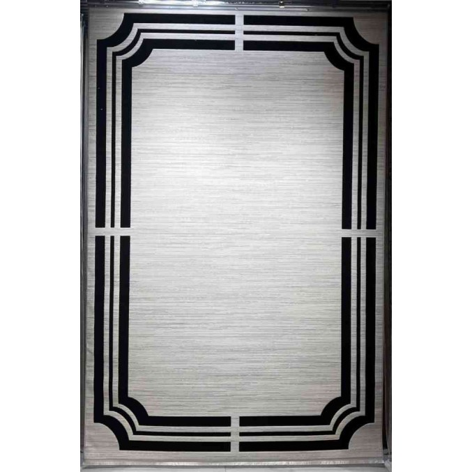 سجاد تركي برواز مودرن سراي BT485 كريم اسود مقاس 80*150 سجاد تركي برواز مودرن سراي BT485 كريم اسود مقاس 80*150