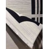 سجاد تركي برواز مودرن سراي BT485 كريم اسود مقاس 100*200