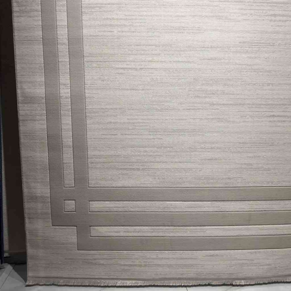 سجاد تركي برواز مودرن سراي BT485 كريم بيج مقاس 50*80