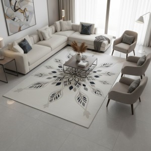 سجاد تركي لافندر N0595A اسود مقاس 80*150