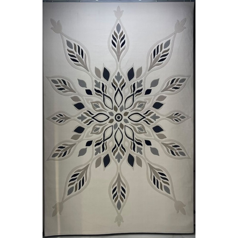 سجاد تركي لافندر N0595A اسود مقاس 80*150