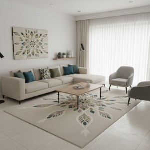 سجاد تركي لافندر N0595A اخضر مقاس 150*220