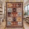 سجاد بوهيمي فينيسيا تركي  43242A كحلي احمر مقاس 150*220 سم