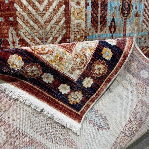 سجاد بوهيمي فينيسيا تركي  43242A كحلي احمر مقاس 150*220 سم
