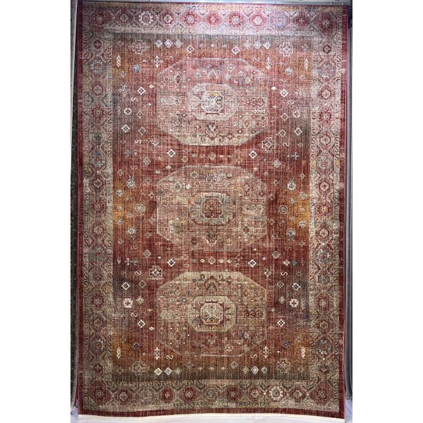 سجاد بوهيمي فينيسيا تركي  43267C احمر مقاس 300*400 سم