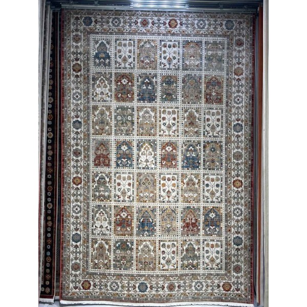 سجاد بوهيمي فينيسيا تركي  43285B كريم احمر مقاس 150*220 سم