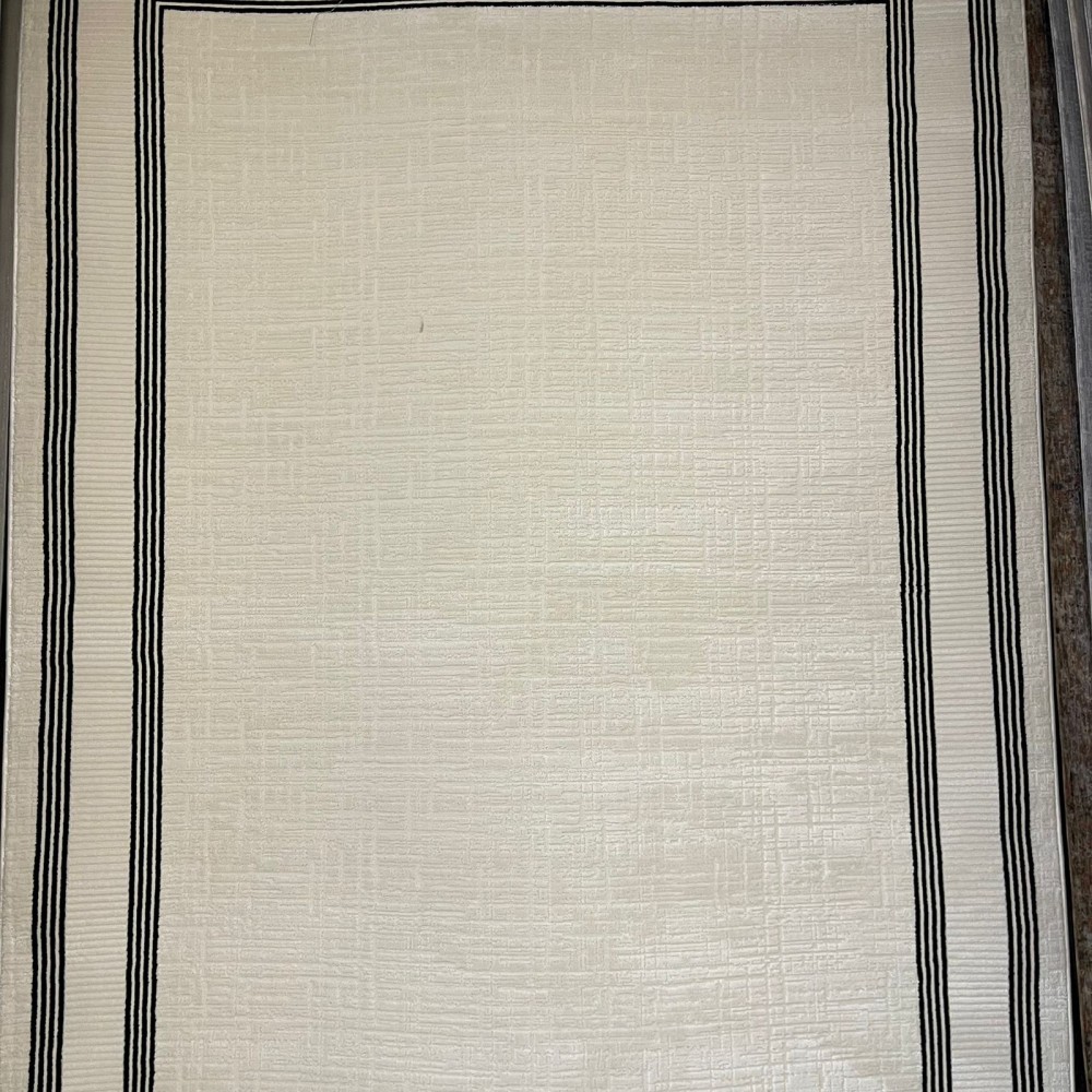 سجاد تركي اطار برواز فيكتوريا 41606A كريم اسود مقاس 300*400 سجاد تركي اطار برواز فيكتوريا 41606A كريم اسود مقاس 300*400