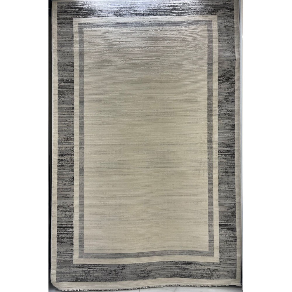 سجاد تركي اطار برواز فيكتوريا 41358A كريم اسود مقاس 80*150 سجاد تركي اطار برواز فيكتوريا 41358A كريم اسود مقاس 80*150