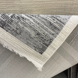 سجاد تركي اطار برواز فيكتوريا 41358A كريم اسود مقاس 80*150 سجاد تركي اطار برواز فيكتوريا 41358A كريم اسود مقاس 80*150