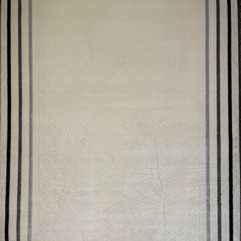 سجاد تركي اطار برواز فيكتوريا 38247A كريم اسود مقاس 80*150 سجاد تركي اطار برواز فيكتوريا 38247A كريم اسود مقاس 80*150