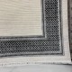 سجاد تركي اطار برواز فيكتوريا 41602A كريم اسود مقاس 150*220 سجاد تركي اطار برواز فيكتوريا 41602A كريم اسود مقاس 150*220