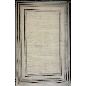 سجاد تركي اطار برواز فيكتوريا 41604A كريم اسود مقاس 300*400