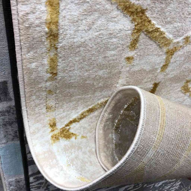 سجاد تركي فكتوريا بيج وذهبي