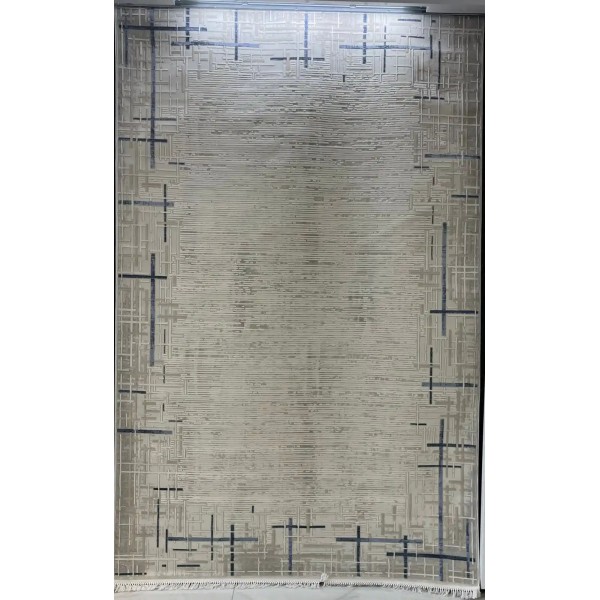 سجاد تركي فوج 36232A كريم سماوي مقاس 200*300