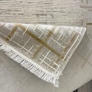 سجاد تركي فوج 36232A كريم ذهبي مقاس 150*220 سجاد تركي فوج 36232A كريم ذهبي مقاس 150*220